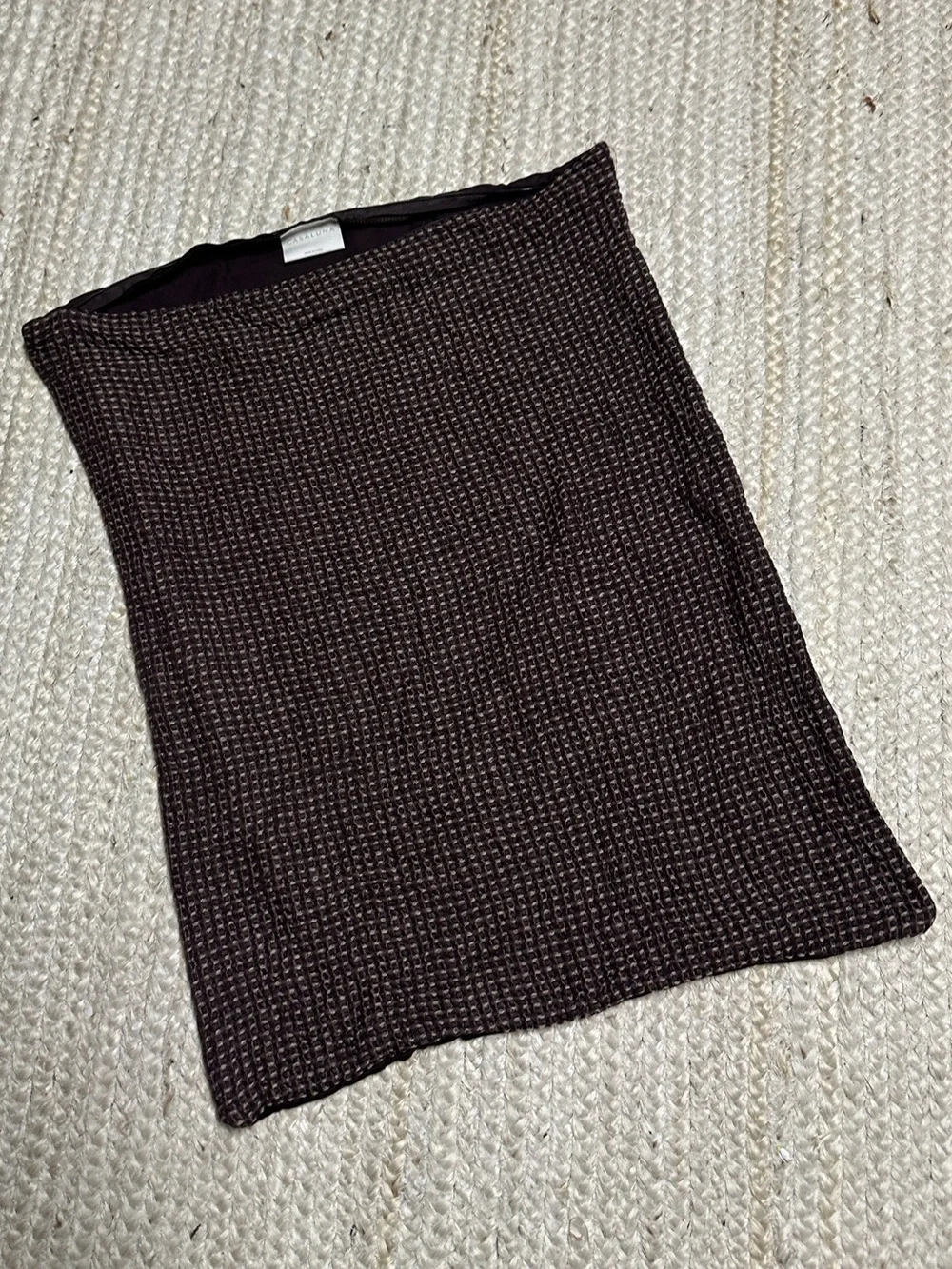 NEW Casaluna Textured Waffle Pillow Dark Fig Pillow Sham